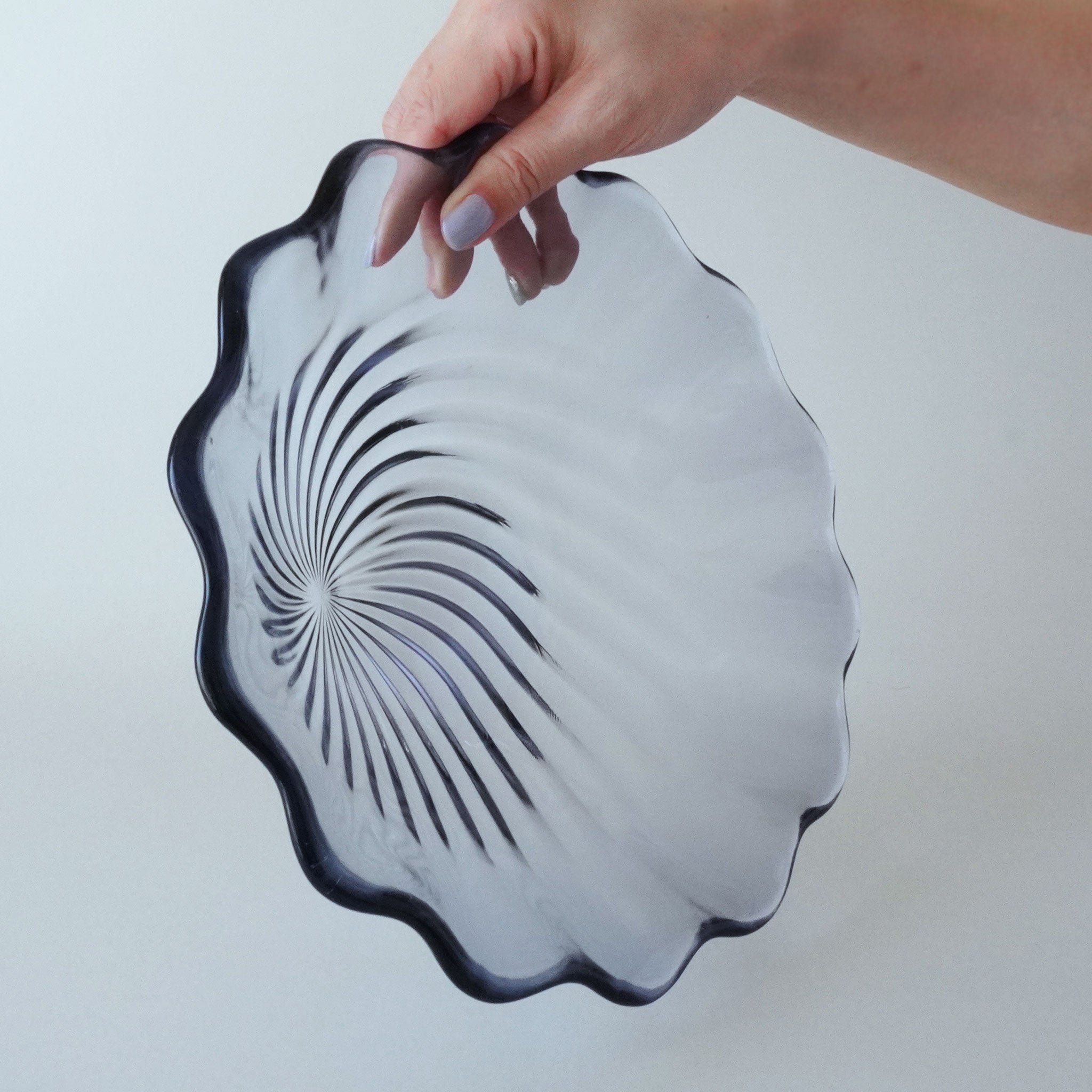 BOWL - WAVY GLASS