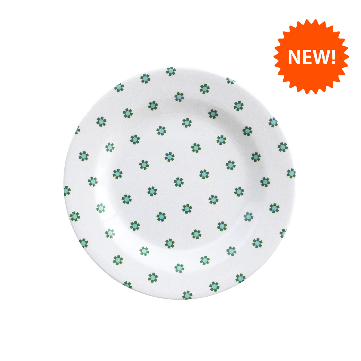 Green Beaded Flower NEW