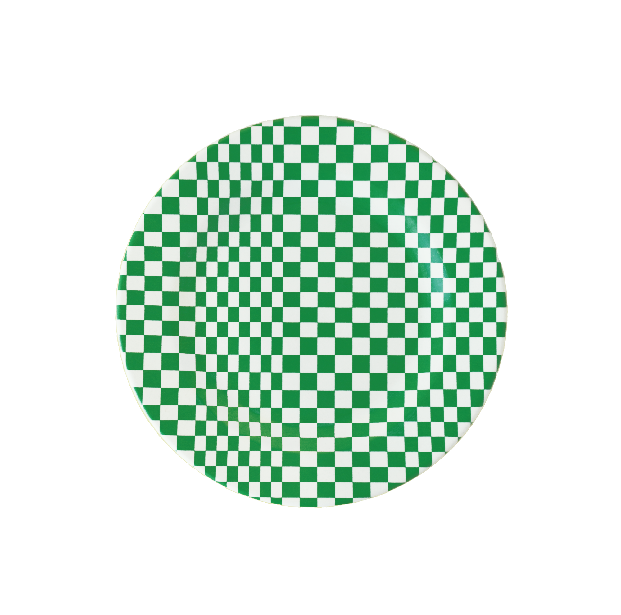 MARINA - Side Plate / Green Check
